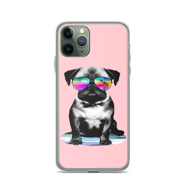 iPhone Case Cool Dog Pink