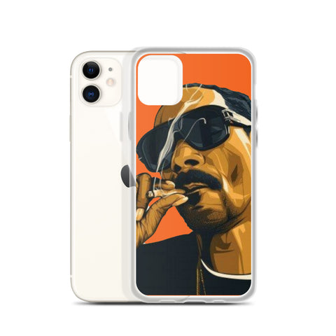 iPhone Case Snoop Dogg Smoke Orange