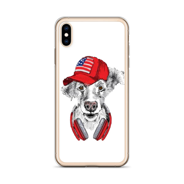 iPhone Case DJ Dog White