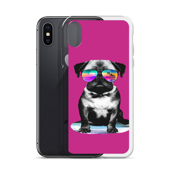 iPhone Case Cool Dog  Purple