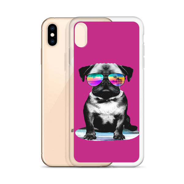 iPhone Case Cool Dog  Purple