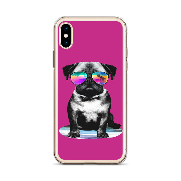 iPhone Case Cool Dog  Purple