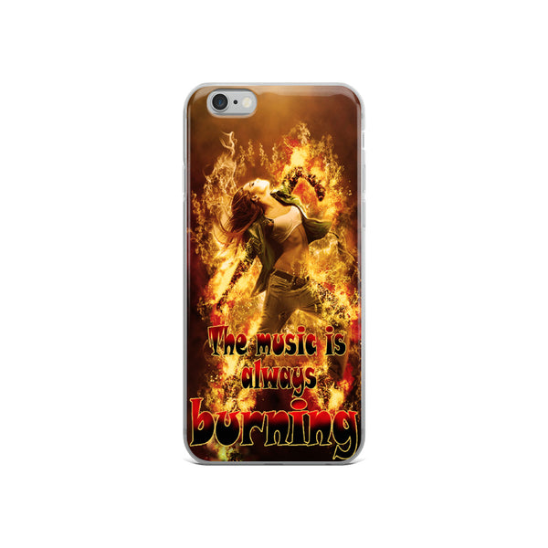 iPhone Case Music Burning