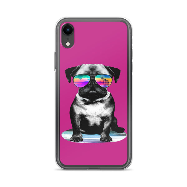 iPhone Case Cool Dog  Purple