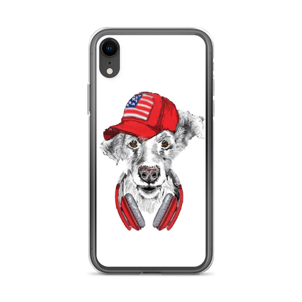 iPhone Case DJ Dog White