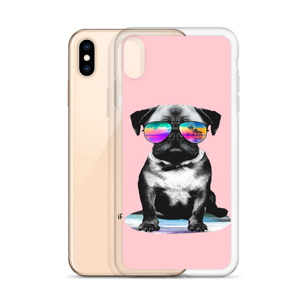 iPhone Case Cool Dog Pink