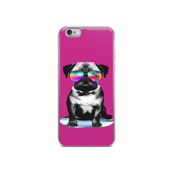 iPhone Case Cool Dog  Purple