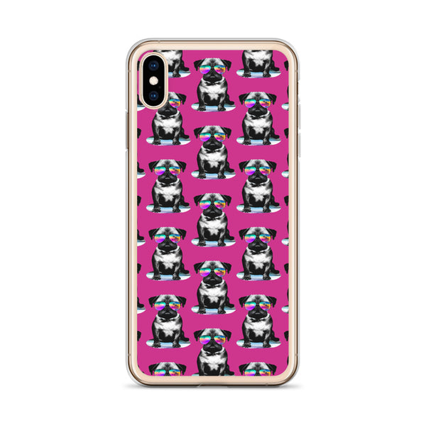 iPhone Case Cool Dogs Purple