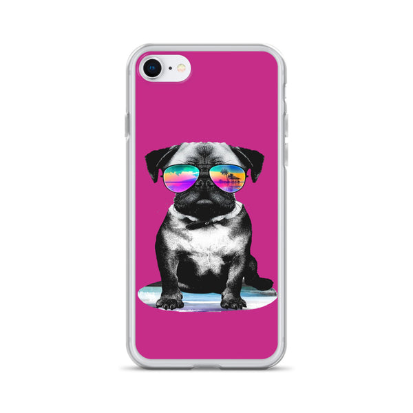 iPhone Case Cool Dog  Purple