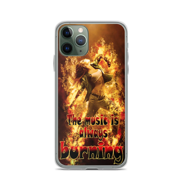 iPhone Case Music Burning