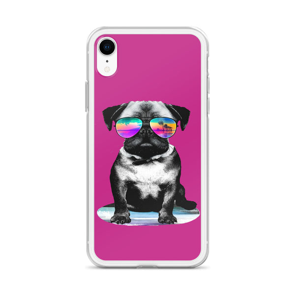 iPhone Case Cool Dog  Purple