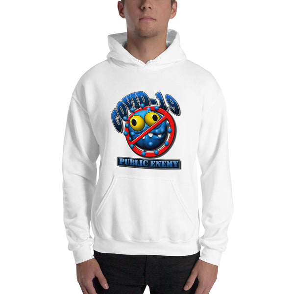 UNISEX HOODIES COVID 19 PUBLIC ENEMY