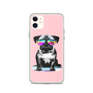 iPhone Case Cool Dog Pink