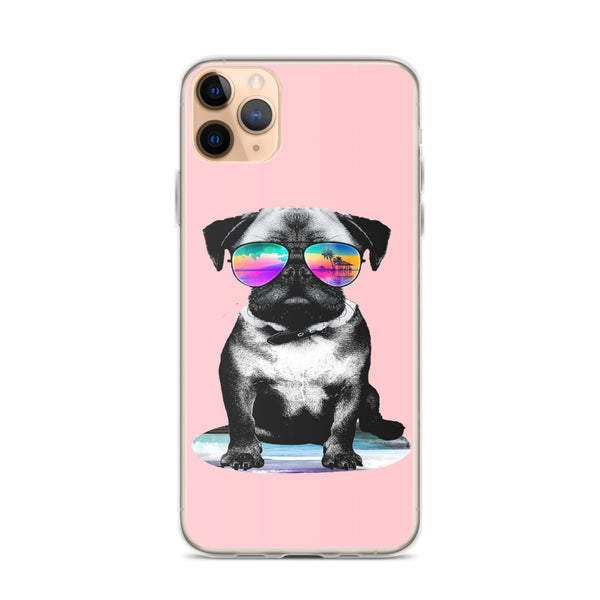 iPhone Case Cool Dog Pink