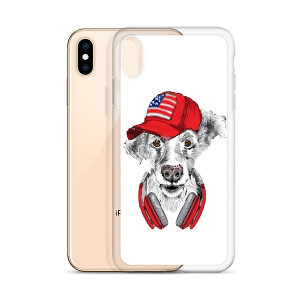 iPhone Case DJ Dog White