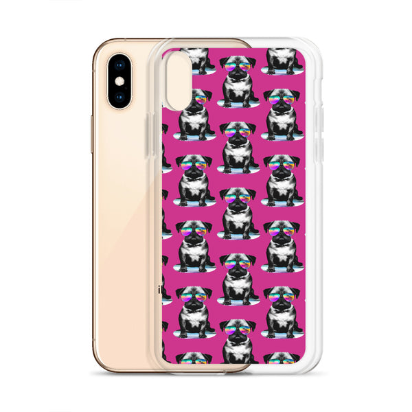 iPhone Case Cool Dogs Purple