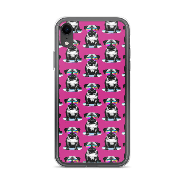 iPhone Case Cool Dogs Purple