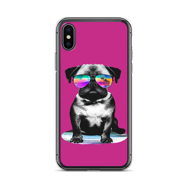 iPhone Case Cool Dog  Purple