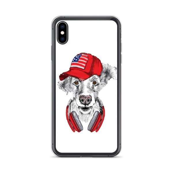 iPhone Case DJ Dog White