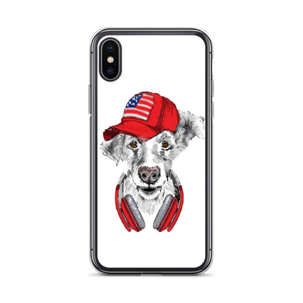 iPhone Case DJ Dog White