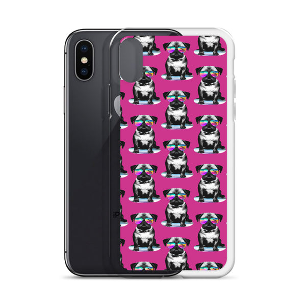 iPhone Case Cool Dogs Purple