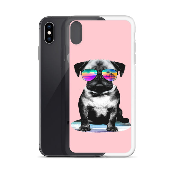 iPhone Case Cool Dog Pink