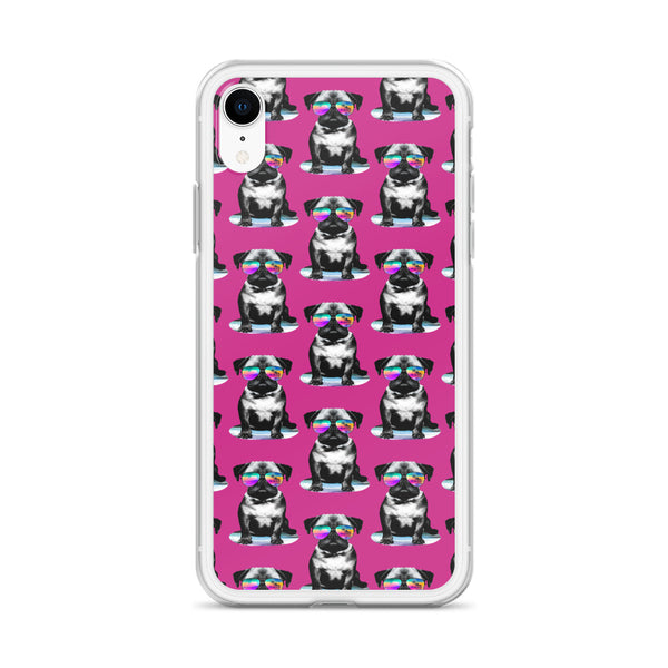 iPhone Case Cool Dogs Purple