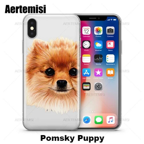 (B2G4) Cute Pet Dogs IPhone Case - 111