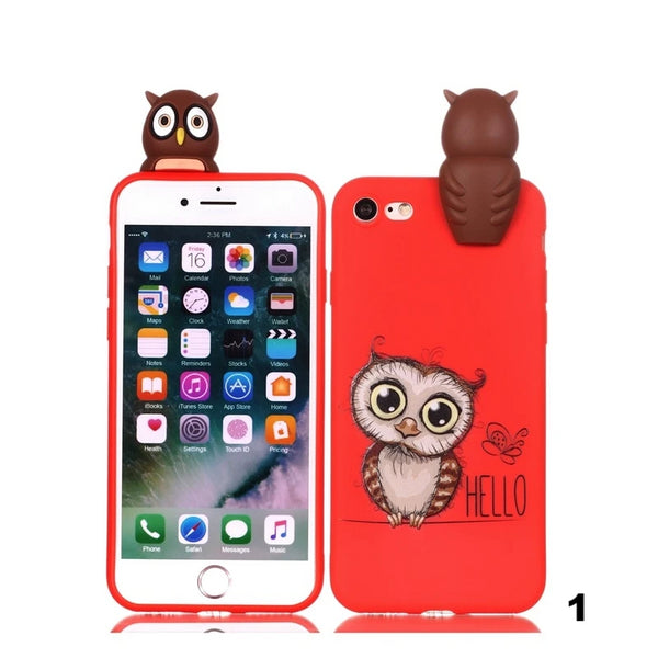 (B2G4) Animal Cartoon IPhone Case - 116