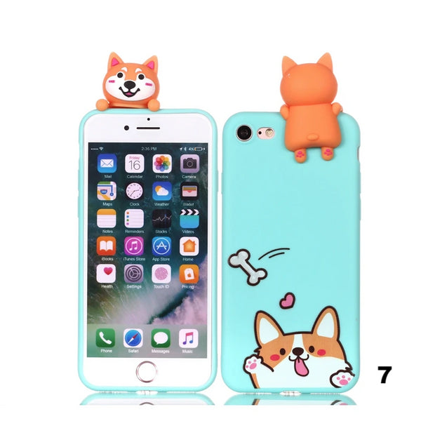 (B2G4) Animal Cartoon IPhone Case - 116