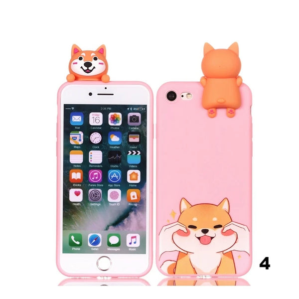 (B2G4) Animal Cartoon IPhone Case - 116