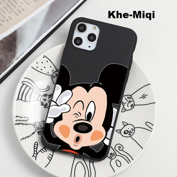 (B2G4) Cartoon Couple Silicone IPhone Case - 121