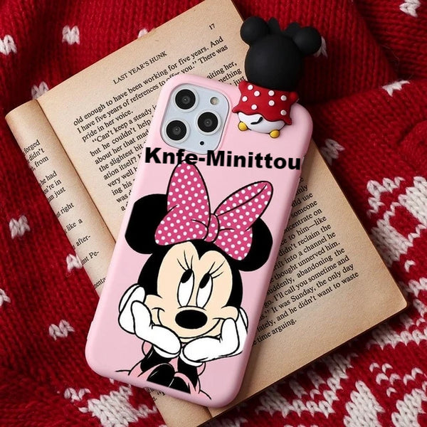 (B2G4) Cartoon Couple Silicone IPhone Case - 121