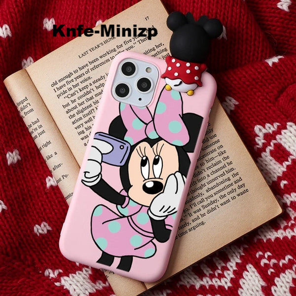 (B2G4) Cartoon Couple Silicone IPhone Case - 121