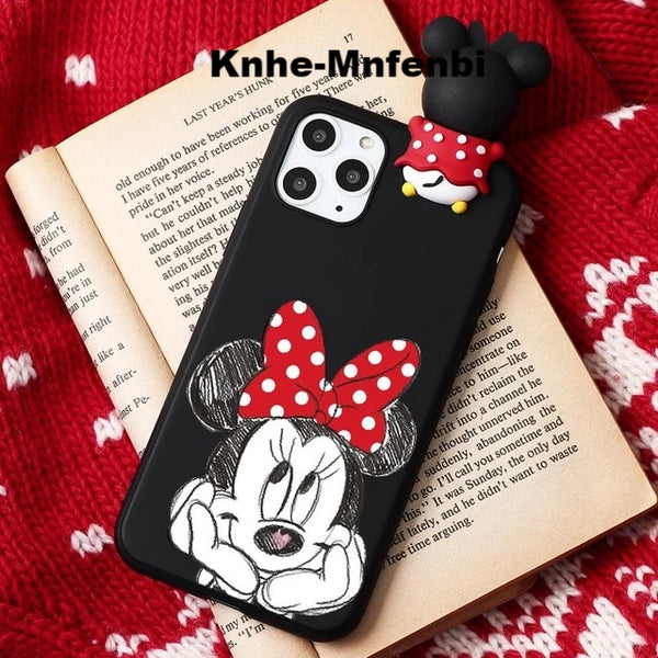 (B2G4) Cartoon Couple Silicone IPhone Case - 121