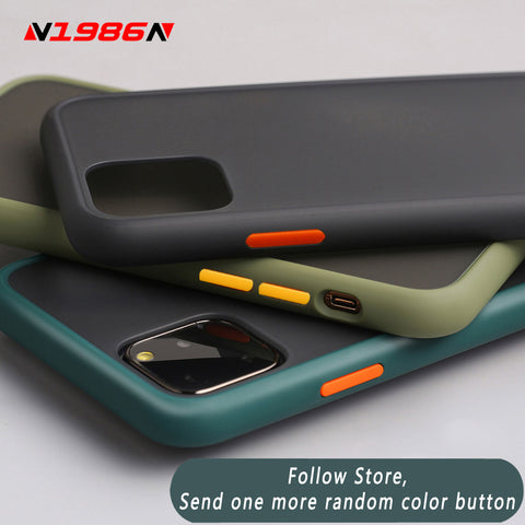 (B2G4) Contrast Color Frame Matte IPhone Case - 133