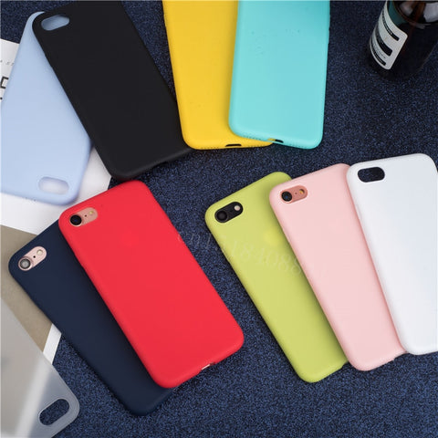 (B2G4) Shockproof Soft Matte IPhone Case - 132