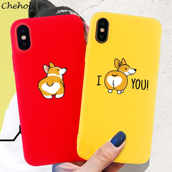 (B2G4) Cute Funny Animal IPhone Case - 117