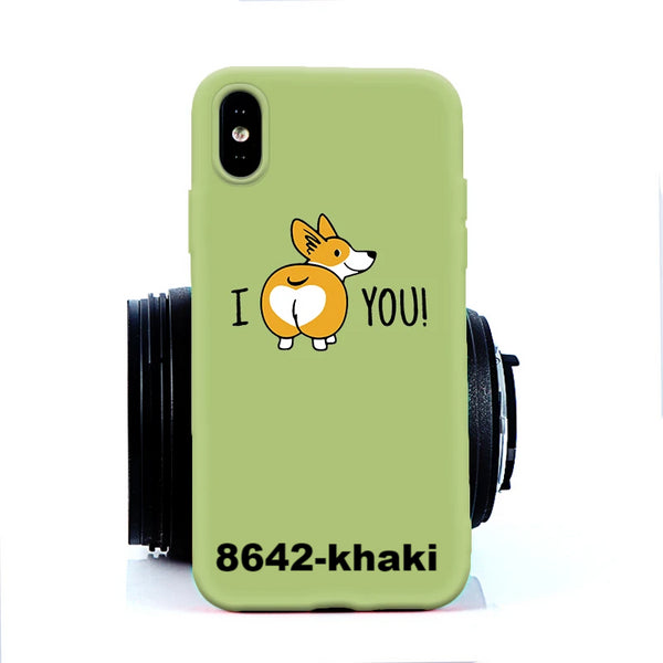 (B2G4) Cute Funny Animal IPhone Case - 117