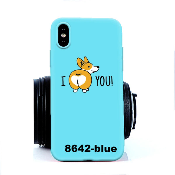 (B2G4) Cute Funny Animal IPhone Case - 117