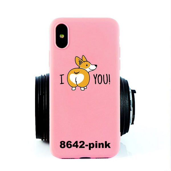 (B2G4) Cute Funny Animal IPhone Case - 117