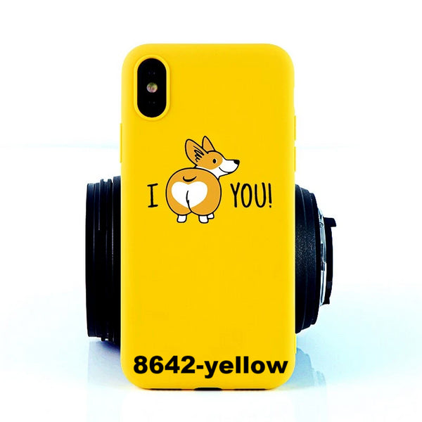 (B2G4) Cute Funny Animal IPhone Case - 117