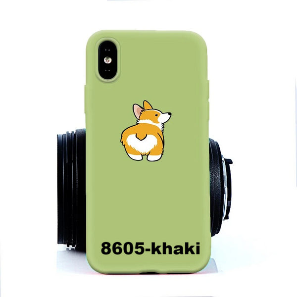 (B2G4) Cute Funny Animal IPhone Case - 117