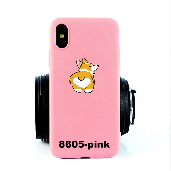 (B2G4) Cute Funny Animal IPhone Case - 117