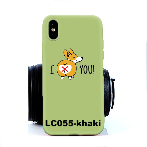 (B2G4) Cute Funny Animal IPhone Case - 117