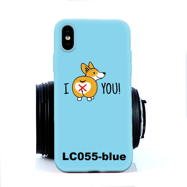 (B2G4) Cute Funny Animal IPhone Case - 117