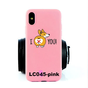 (B2G4) Cute Funny Animal IPhone Case - 117