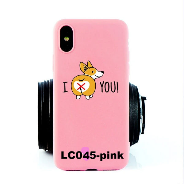 (B2G4) Cute Funny Animal IPhone Case - 117