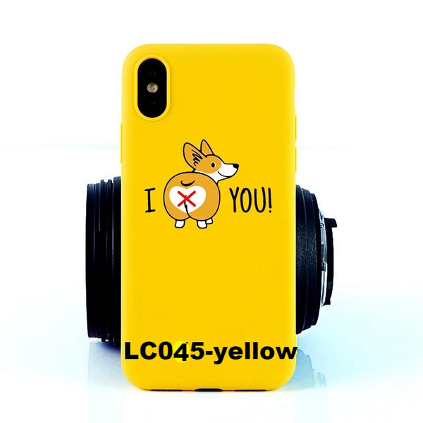 (B2G4) Cute Funny Animal IPhone Case - 117