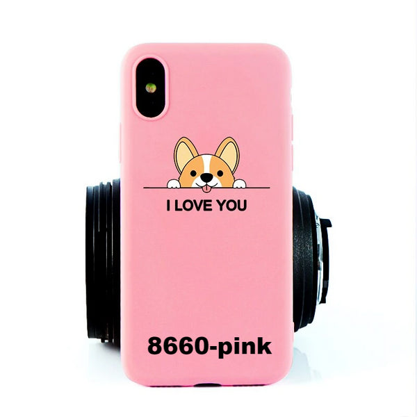 (B2G4) Cute Funny Animal IPhone Case - 117